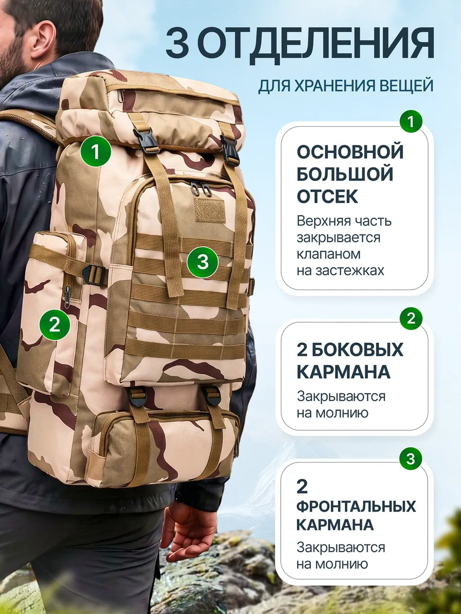 Армейский тактический рюкзак