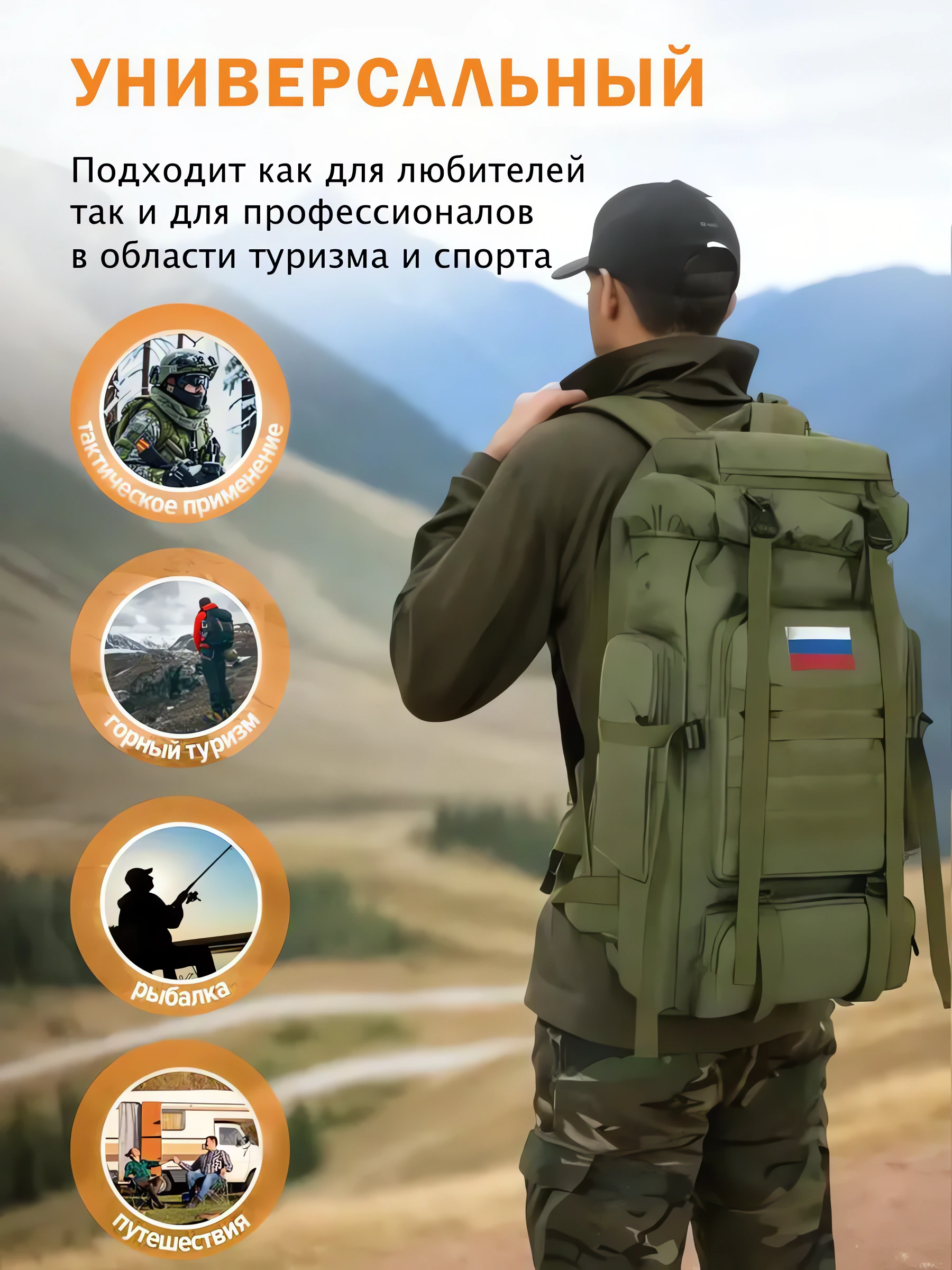 Армейский тактический рюкзак